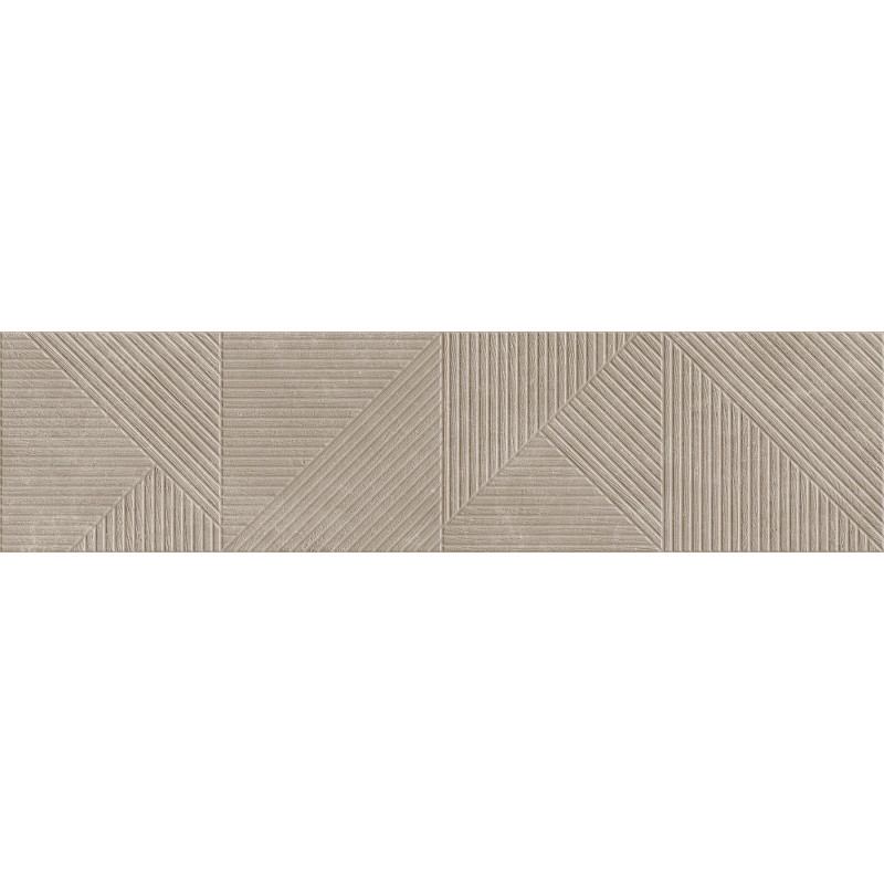 Mexen Magnifica Avenue Taupe gres esmaltado rect. G1, baldosa mural 120 x 30 cm, mate - TL707-120-030-54