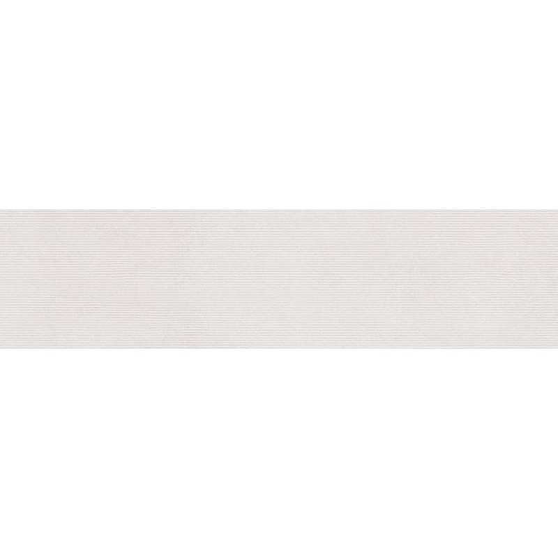 Mexen Oryol Liner White glazed rectified porcelain tile G1, wall tile 120 x 30 cm, carving - TL708-120-030-50