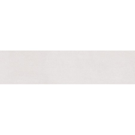 Mexen Oryol Liner White glaserat rektifierat G1, väggplatta 120 x 30 cm, carving - TL708-120-030-50