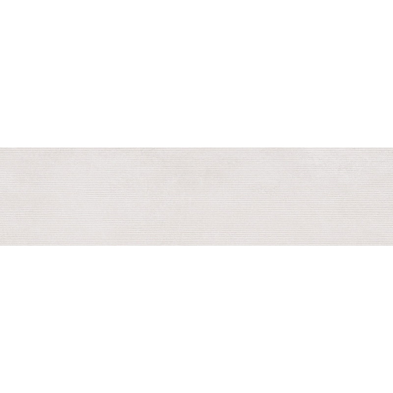 Mexen Oryol Liner White grès émaillé rectifié G1, carreau mural 120 x 30 cm, carving - TL708-120-030-50