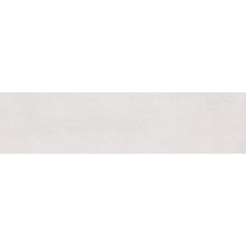 Mexen Oryol Liner White glaserat rektifierat G1, väggplatta 120 x 30 cm, carving - TL708-120-030-50