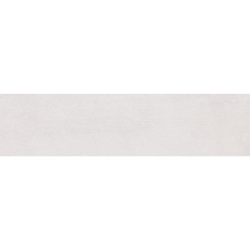 Mexen Oryol Liner White gres esmaltado rectificado G1, baldosa de pared 120 x 30 cm, carving - TL708-120-030-50