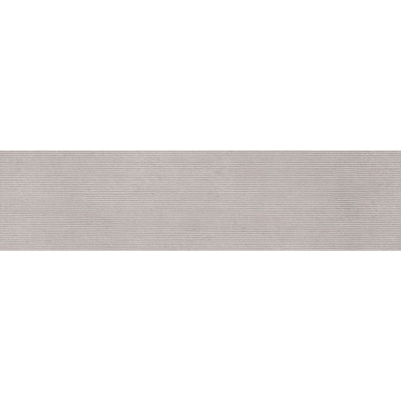 Mexen Oryol Liner Grey grés esmaltado retificado G1, ladrilho de piso e parede 120 x 30 cm, carving - TL708-120-030-51