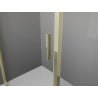 Mexen Exo-R 3S Duschkabine 3-wandig, schwenkbar 150 x 95 cm, transparent, gold - 819-150-095-50-00-3S