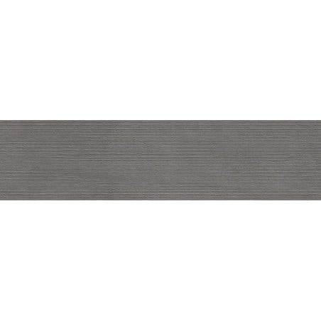 Mexen Oryol Liner Ash glazed rectified porcelain wall tile 120 x 30 cm, carving - TL708-120-030-53