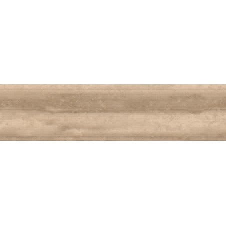 Mexen Oryol Liner Beige glasiertes Feinsteinzeug rekt. G1, Wandfliese 120 x 30 cm, carving - TL708-120-030-56
