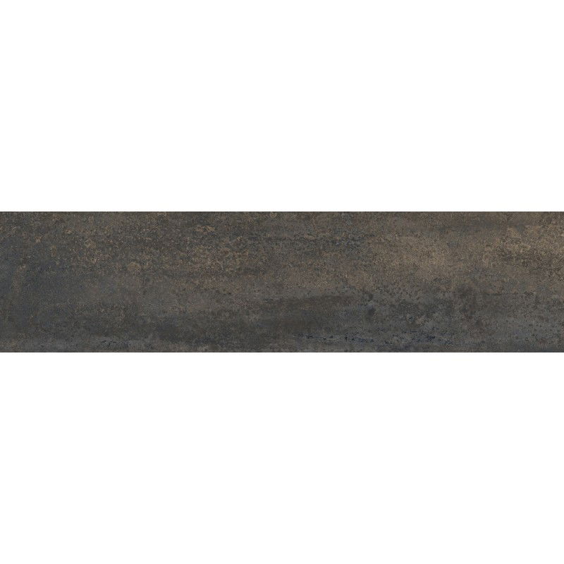 Mexen Oxydart Gres esmaltado retificado carvão G1, azulejo de chão e parede 120 x 30 cm, entalhe - TL710-120-030-02