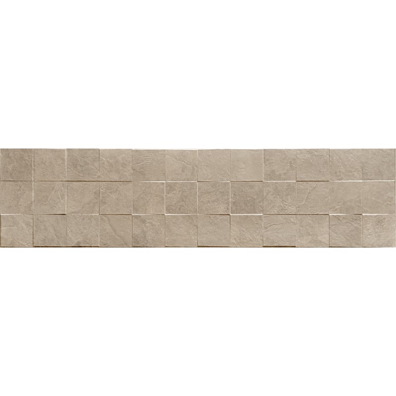 Mexen Icon Lyon Beige glasiertes Feinsteinzeug rek. G1, Wandfliese 120 x 30 cm, matt - TL712-120-030-50