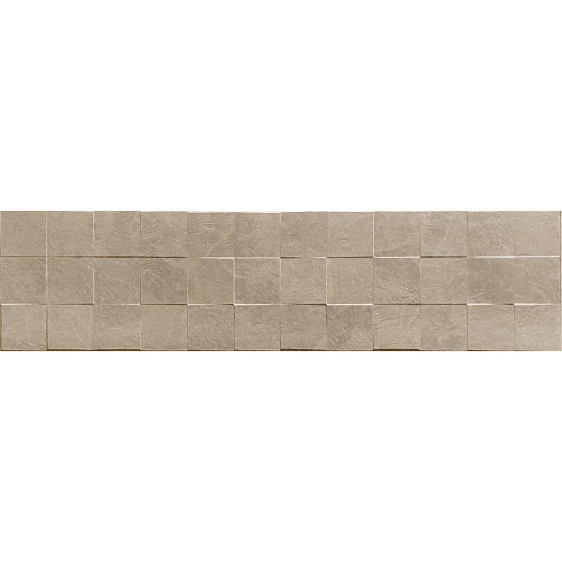 Mexen Icon Lyon Beige glaserat porslinsstengods rekt. G1, väggplatta 120 x 30 cm, matt - TL712-120-030-50