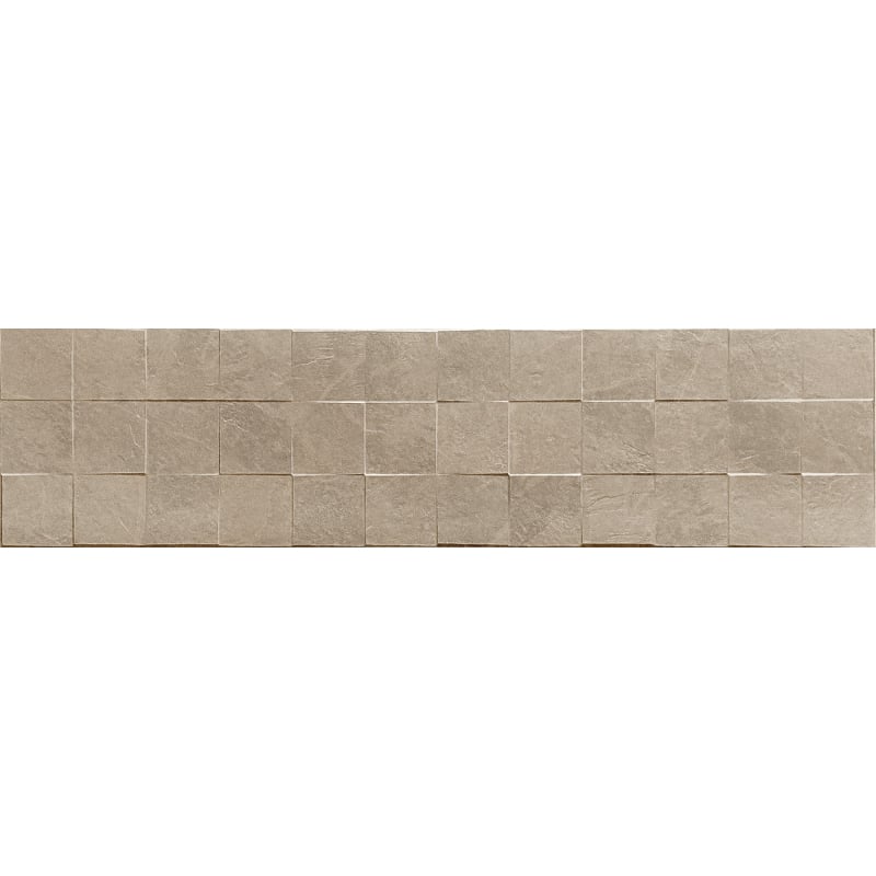 Mexen Icon Lyon Beige glasiertes Feinsteinzeug rek. G1, Wandfliese 120 x 30 cm, matt - TL712-120-030-50