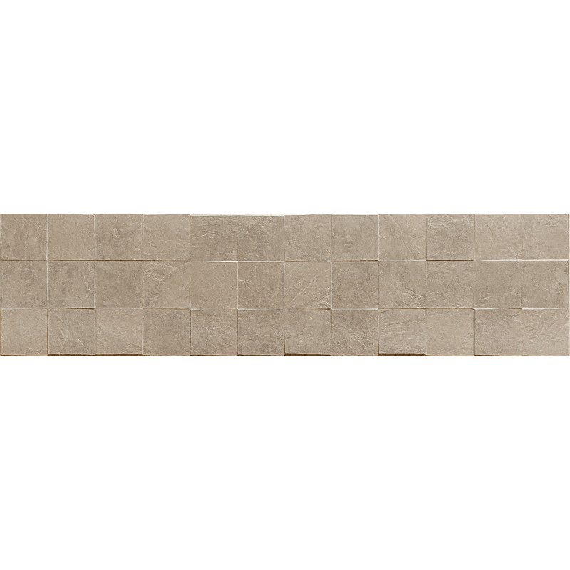Mexen Icon Lyon Beige glaserat porslinsstengods rekt. G1, väggplatta 120 x 30 cm, matt - TL712-120-030-50