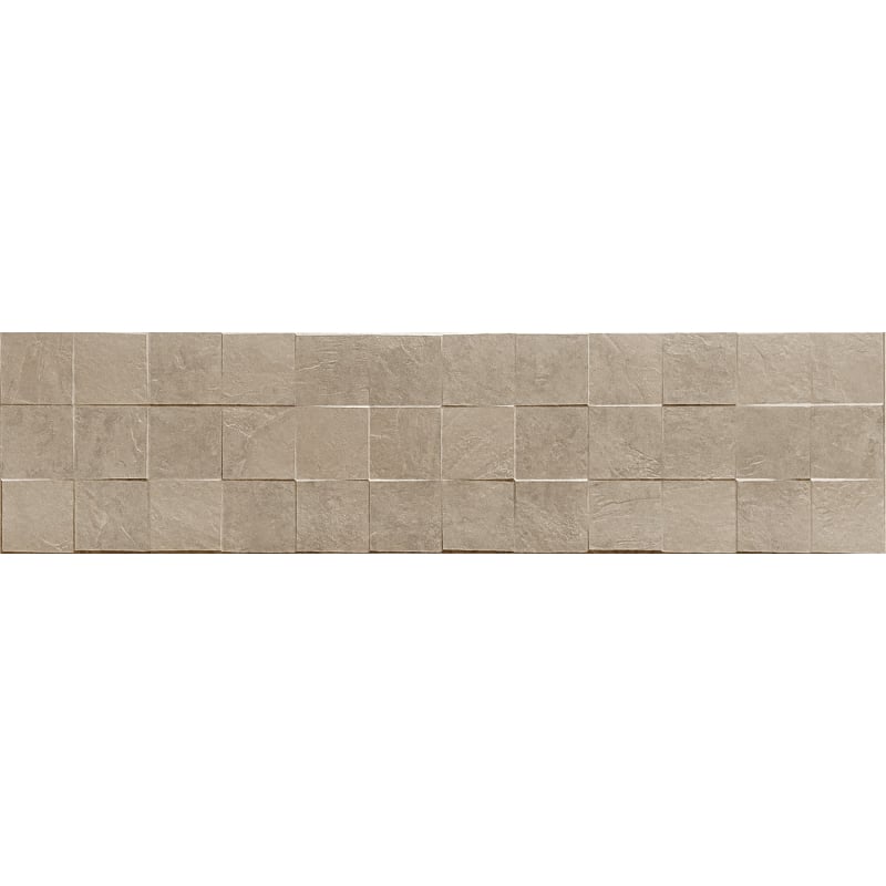 Mexen Icon Lyon Beige glasiertes Feinsteinzeug rek. G1, Wandfliese 120 x 30 cm, matt - TL712-120-030-50