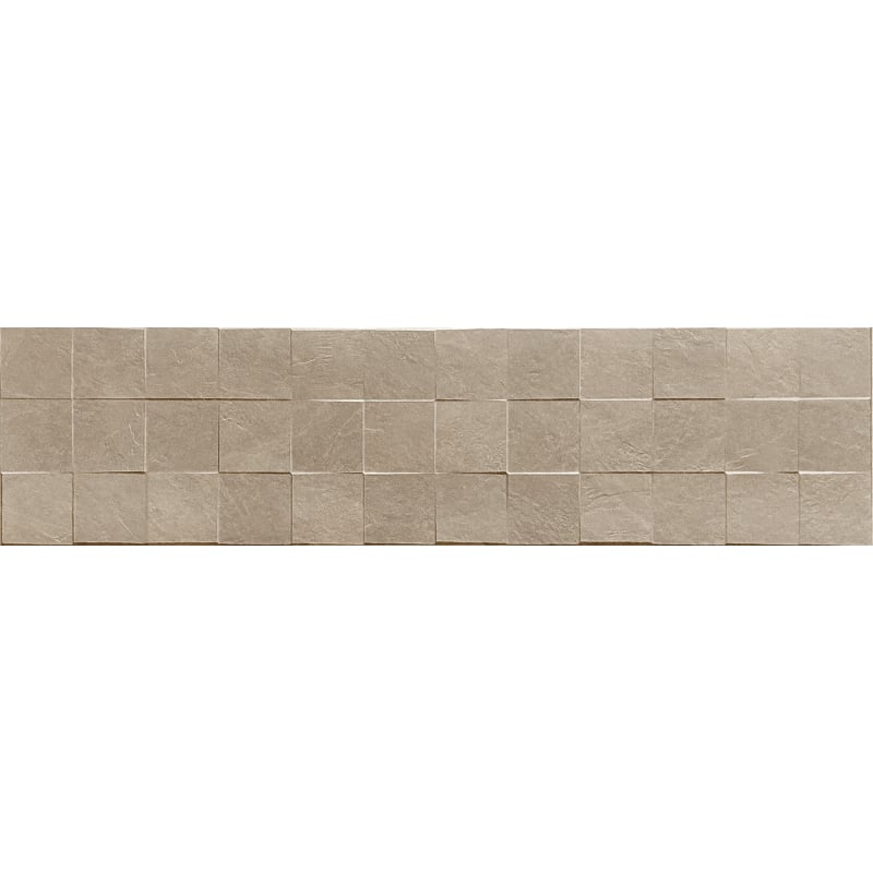 Mexen Icon Lyon Beige glasiertes Feinsteinzeug rek. G1, Wandfliese 120 x 30 cm, matt - TL712-120-030-50