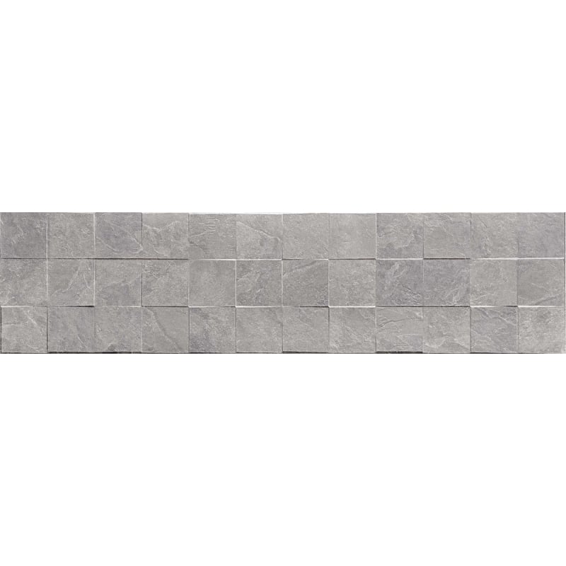 Mexen Icon Lyon Grigio gres smaltato rett. G1, piastrella da parete 120 x 30 cm, opaco - TL712-120-030-51