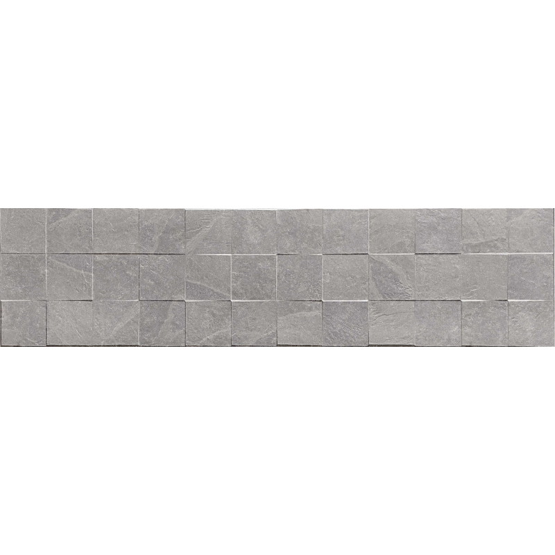 Mexen Icon Lyon Grigio glaserad granitkeramik rekt. G1, väggplatta 120 x 30 cm, matt - TL712-120-030-51