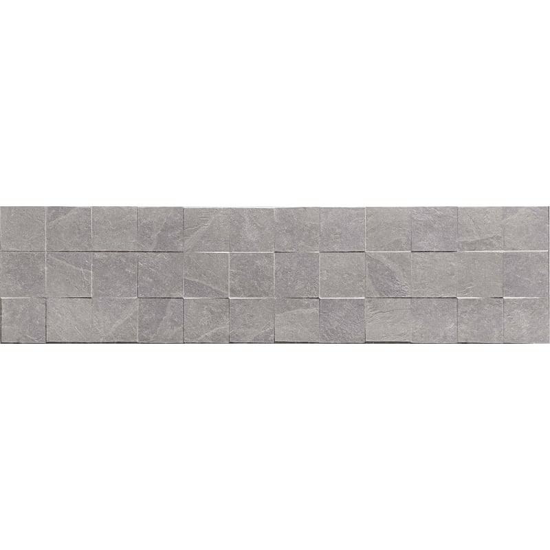 Mexen Icon Lyon Grigio gres smaltato rett. G1, piastrella da parete 120 x 30 cm, opaco - TL712-120-030-51