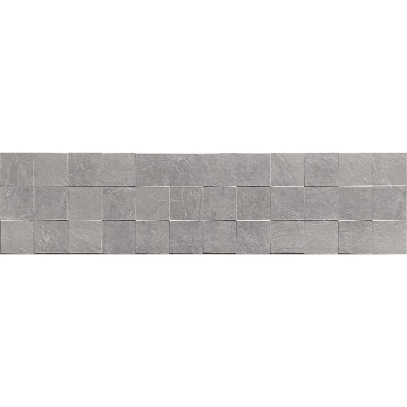 Mexen Icon Lyon Grigio glänzendes Feinsteinzeug rek., Wandfliese 120 x 30 cm, matt - TL712-120-030-51