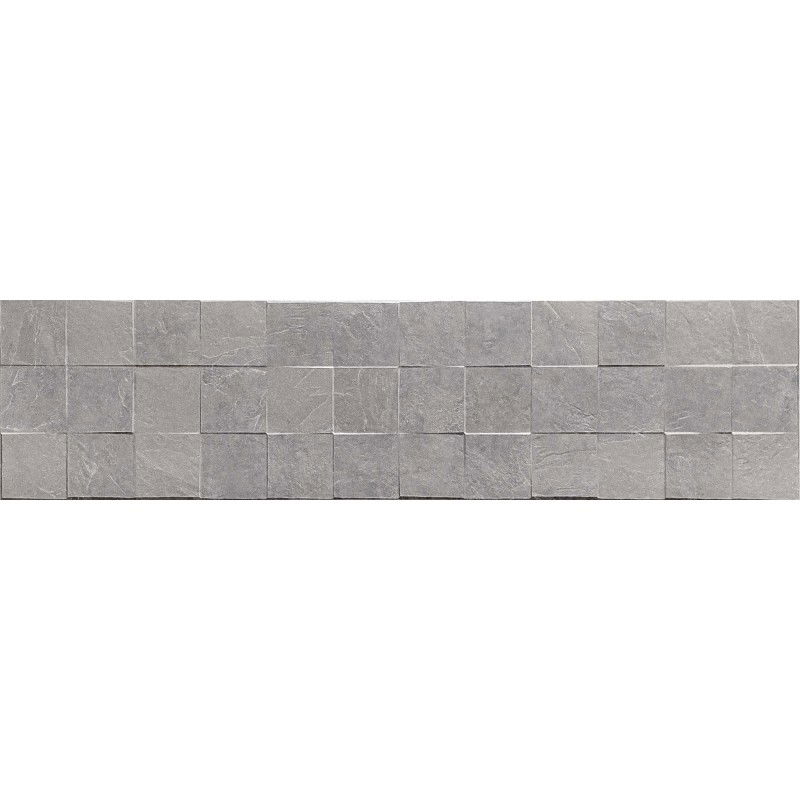 Mexen Icon Lyon Grigio gres esmaltado rect. G1, baldosa para suelo y pared 120 x 30 cm, mate - TL712-120-030-51