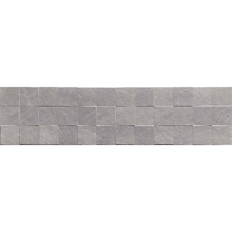 Mexen Icon Lyon Grigio glaserad granitkeramik rekt. G1, väggplatta 120 x 30 cm, matt - TL712-120-030-51