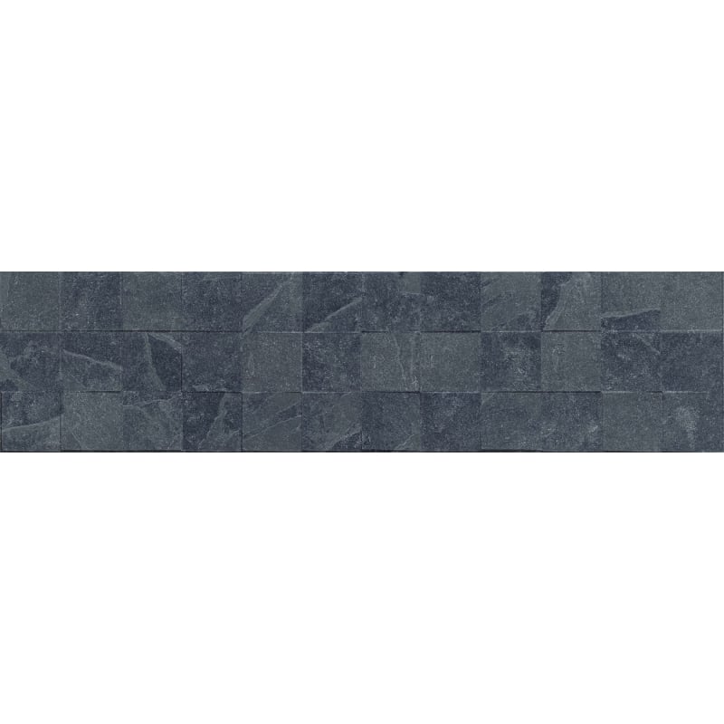 Mexen Icon Lyon Nero glasuuritud portselanplaat rekt. G1, seinaplaat 120 x 30 cm, matt - TL712-120-030-52
