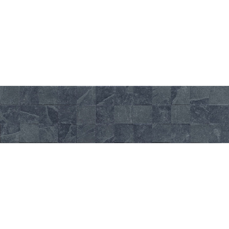 Mexen Icon Lyon Nero gres esmaltado rect. G1, azulejo de pared 120 x 30 cm, mate - TL712-120-030-52