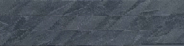 Mexen Icon Lyon Nero grès émaillé rectifié G1, carreau sol-mur 120 x 30 cm, mat - TL712-120-030-52