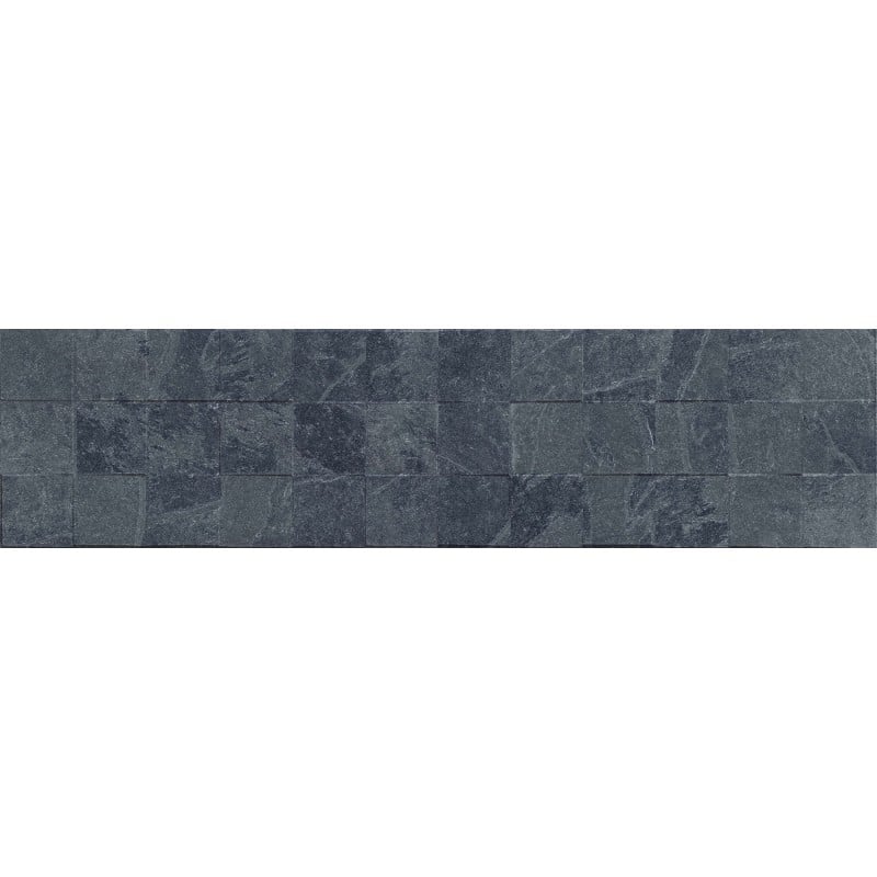 Mexen Icon Lyon Nero glazed rectified stoneware tile G1, wall tile 120 x 30 cm, matte - TL712-120-030-52