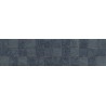 Mexen Icon Lyon Nero geglazuurde gerectificeerde gres, wandtegel 120 x 30 cm, mat - TL712-120-030-52