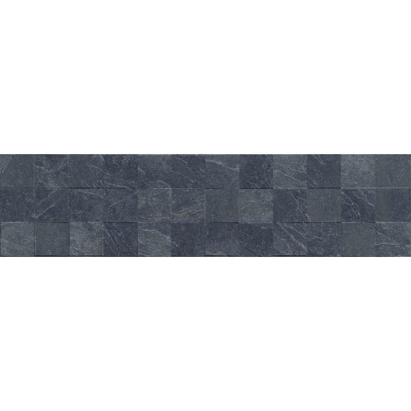 Mexen Icon Lyon Nero glaserad rekt. G1, väggplatta 120 x 30 cm, matt - TL712-120-030-52