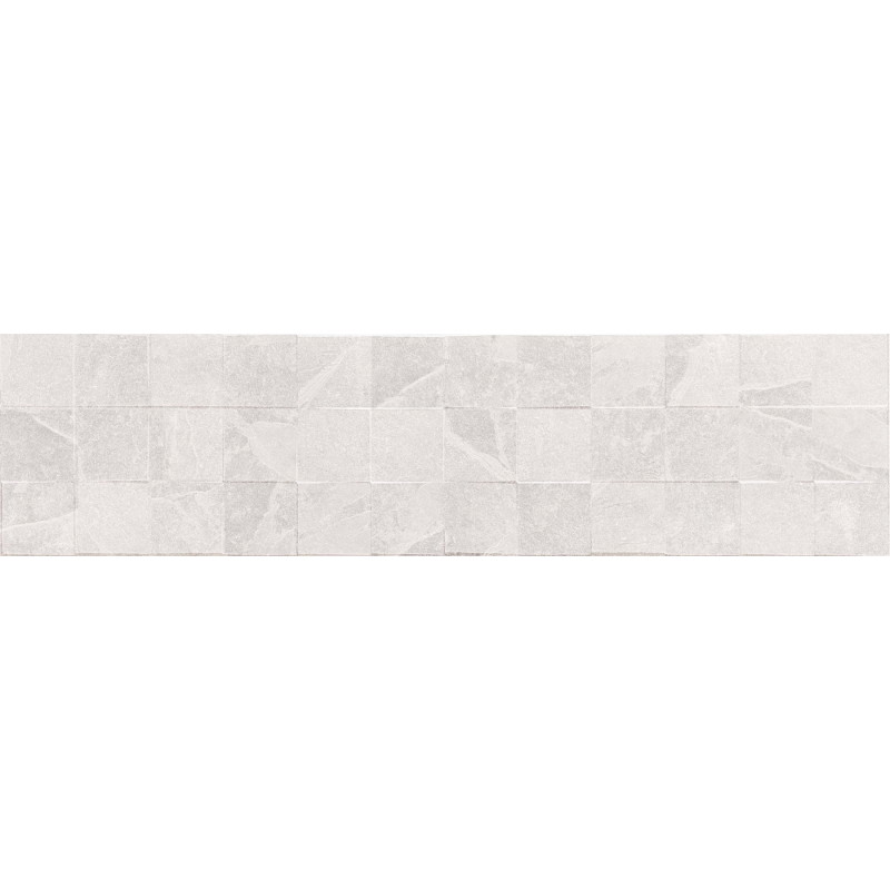 Mexen Icon Lyon Bianco glaserad räktifierad G1, väggplatta 120 x 30 cm, matt - TL712-120-030-53