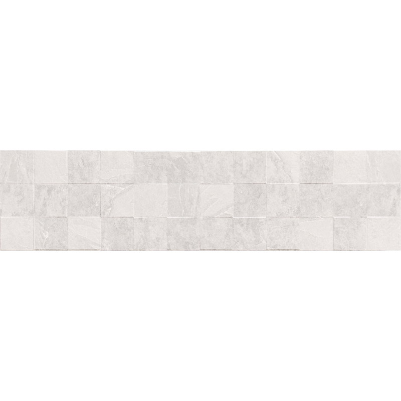 Mexen Icon Lyon Bianco glaserad räktifierad G1, väggplatta 120 x 30 cm, matt - TL712-120-030-53