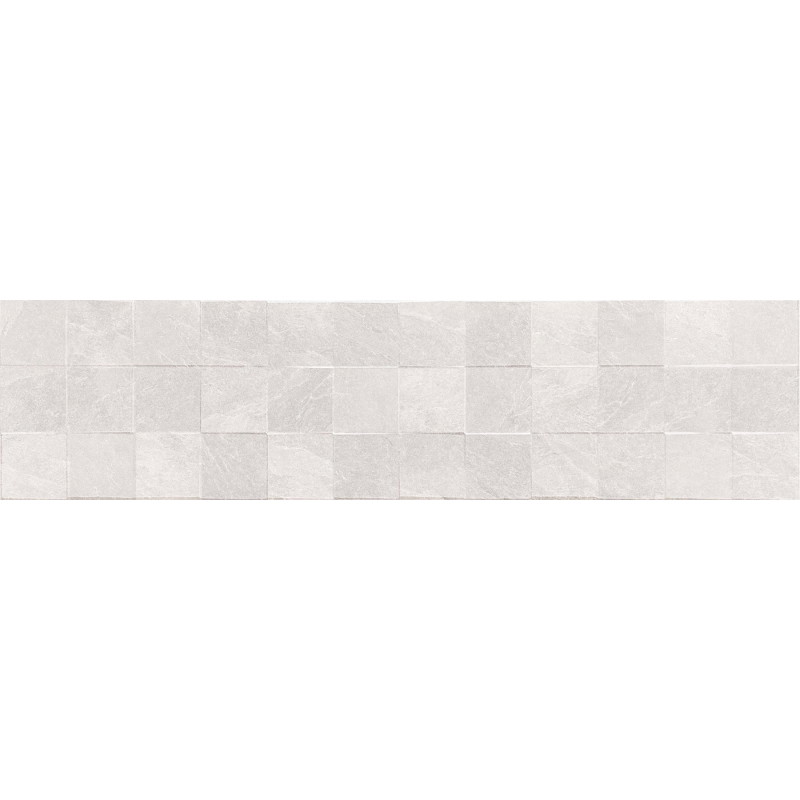 Mexen Icon Lyon Bianco gres smaltato rettificato G1, piastrella da parete 120 x 30 cm, opaco - TL712-120-030-53