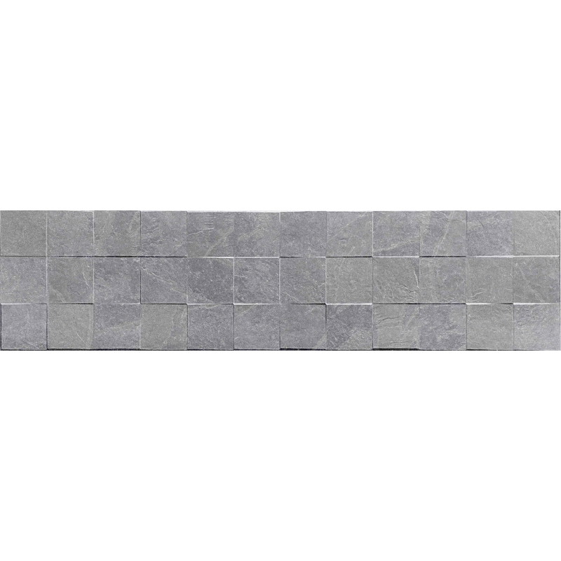 Mexen Icon Lyon Gris gres smaltato rett. G1, piastrella da parete 120 x 30 cm, opaca - TL712-120-030-54