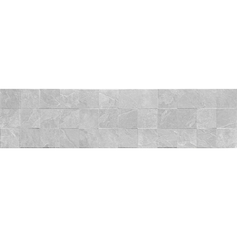 Mexen Icon Lyon Silver gres esmaltado rectificado G1, baldosa de pared 120 x 30 cm, mate - TL712-120-030-55