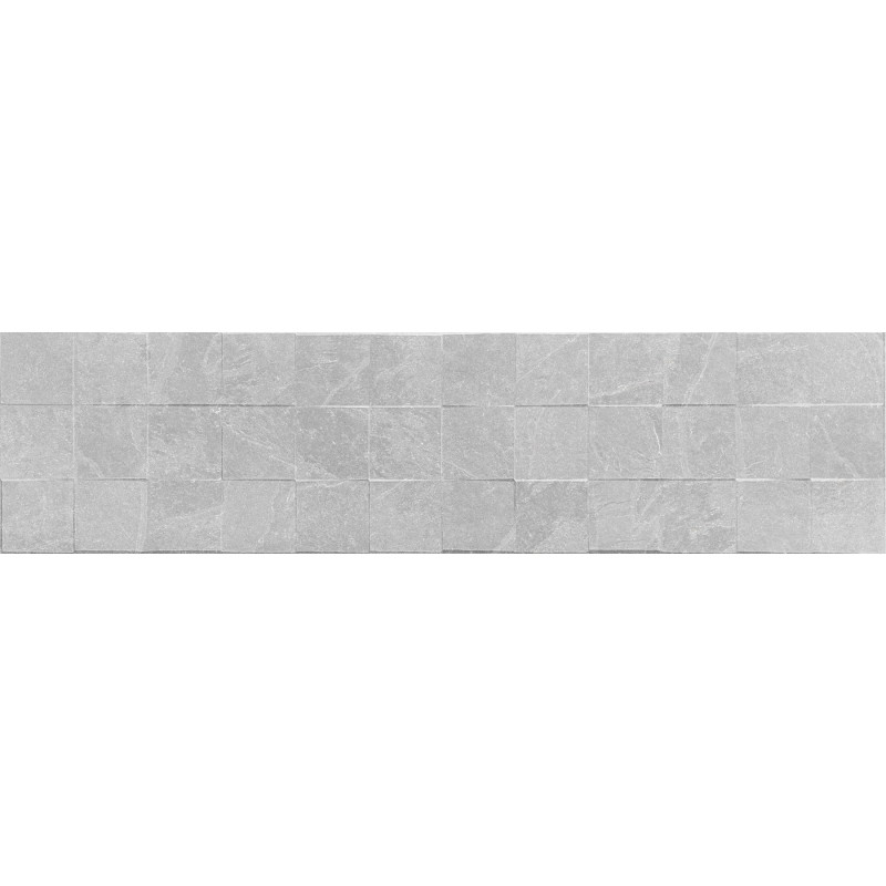 Mexen Icon Lyon Silver grés esmaltado ret. G1, azulejo de parede 120 x 30 cm, mate - TL712-120-030-55