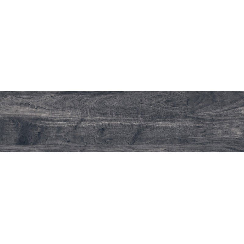 Mexen Riga Gres negro esmaltado rect. G1, azulejo imitación madera para suelo y pared 120 x 30 cm, mate - TL713-120-030-00
