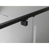 Mexen Exo-R 3S 3-väggars duschkabin 135 x 70 cm, transparent, svart - 819-135-070-70-00-3S