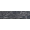 Mexen Riga Lyon Black gres esmaltado rect. G1, azulejo imitación madera de pared 120 x 30 cm, mate - TL713-120-030-50