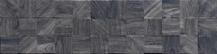 Mexen Riga Lyon Black gres brilhante retificado. G1, azulejo de parede imitação de madeira 120 x 30 cm, mate