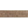 Mexen Riga Lyon Brown glasuuritud plaat, puidu imitatsiooniga seinaplaat 120 x 30 cm, matt - TL713-120-030-51