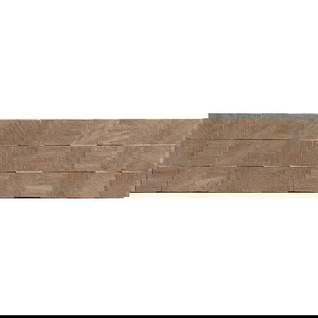 Mexen Riga Lyon Brown gres esmaltado rect. G1, azulejo efecto madera para pared 120 x 30 cm, mate - TL713-120-030-51