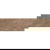 Mexen Riga Lyon Brown grés esmaltado reto. G1, azulejo tipo madeira para piso e parede 120 x 30 cm, mate - TL713-120-030-51