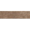 Mexen Riga Lyon Brown matt, glaserat, rektifierat stone ware, träliknande väggplatta 120 x 30 cm - TL713-120-030-51