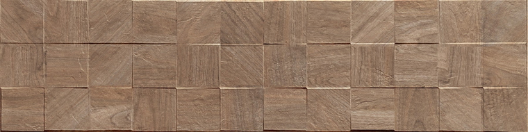 Mexen Riga Lyon Brown grés vidrado rekt. G1, azulejo parede semelhante a madeira 120 x 30 cm, mate - TL713-120-030-51