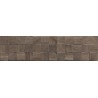 Mexen Riga Lyon Choco gres esmaltado rectificado G1, azulejo con apariencia de madera para pared 120 x 30 cm, mate