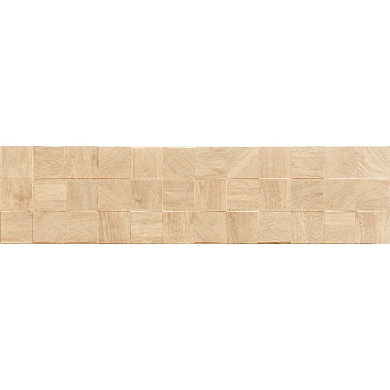 Mexen Riga Lyon Crema gres szkliwiony rekt. G1, płytka drewnopodobna ścienna 120 x 30 cm, mat - TL713-120-030-53