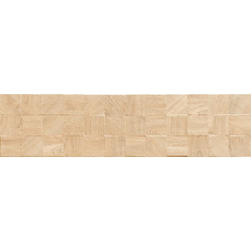 Mexen Riga Lyon Crema gres szkliwiony rekt. G1, płytka drewnopodobna ścienna 120 x 30 cm, mat - TL713-120-030-53