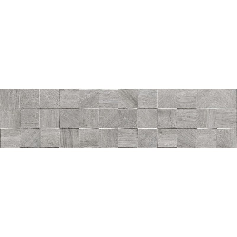 Mexen Riga Lyon Grey gres szkliwiony rekt. G1, płytka drewnopodobna ścienna 120 x 30 cm, mat - TL713-120-030-54