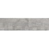 Mexen Riga Lyon Grey glazed porcelain rect. G1, wood-like wall tile 120 x 30 cm, matte - TL713-120-030-54