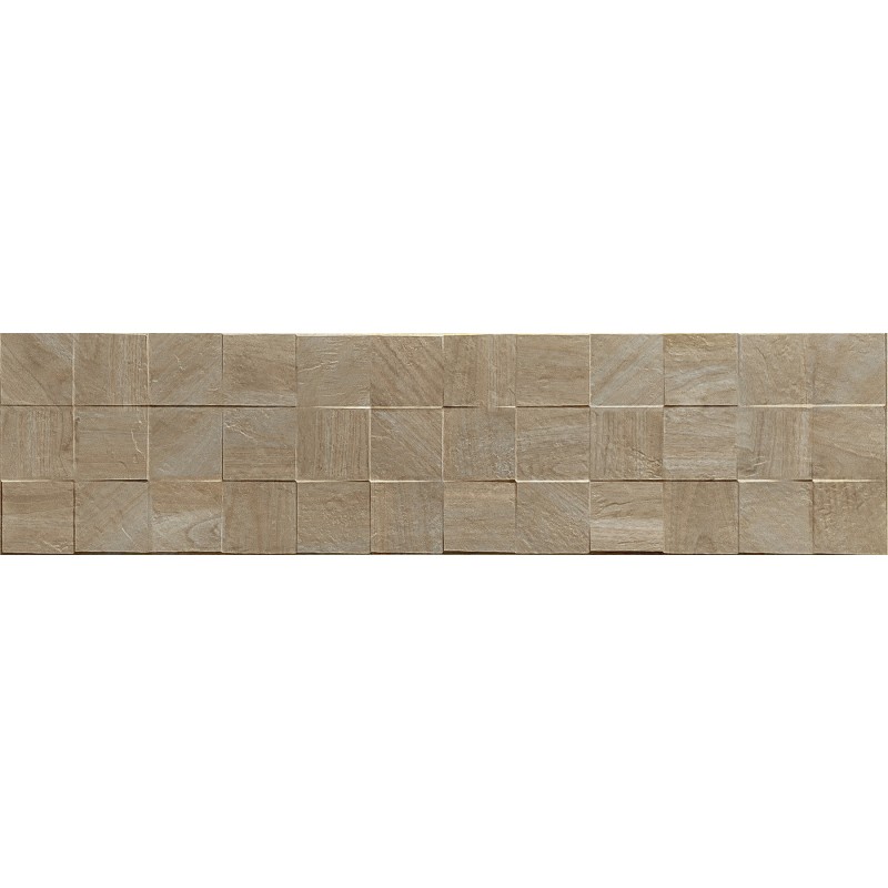 Mexen Riga Lyon Grigio Γκρι γκρι εγγεγραμμένο G1, πλάκα κεραμιδιών τοίχου 120 x 30 cm,